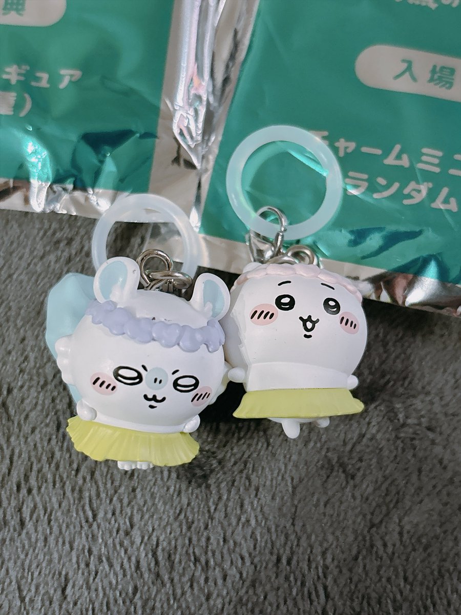 tsumugi_88's tweet photo. ランダムチャーム
ちいかわとモモンガ
かわいいな！！！ https://t.co/TkjhNCr4Qj