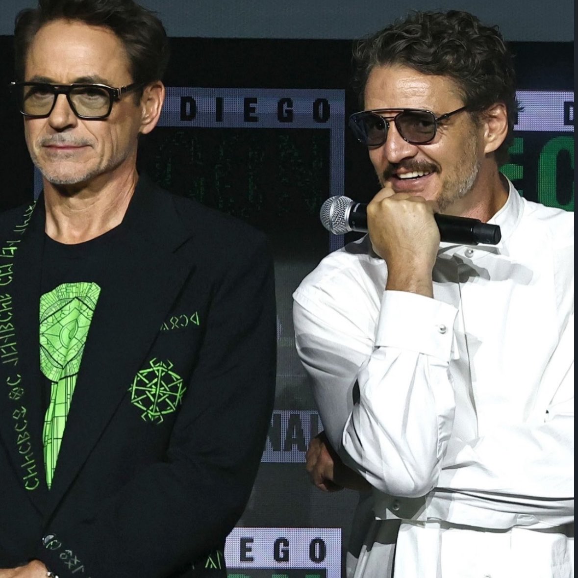 iordanaispunk's tweet photo. i’m imagining telling myself eight years ago that pedro pascal and robert downey jr. would become besties and play marvel rivals in the mcu…. past me would break into tears and think i’m fucking crazy https://t.co/BOLYCWyBTt