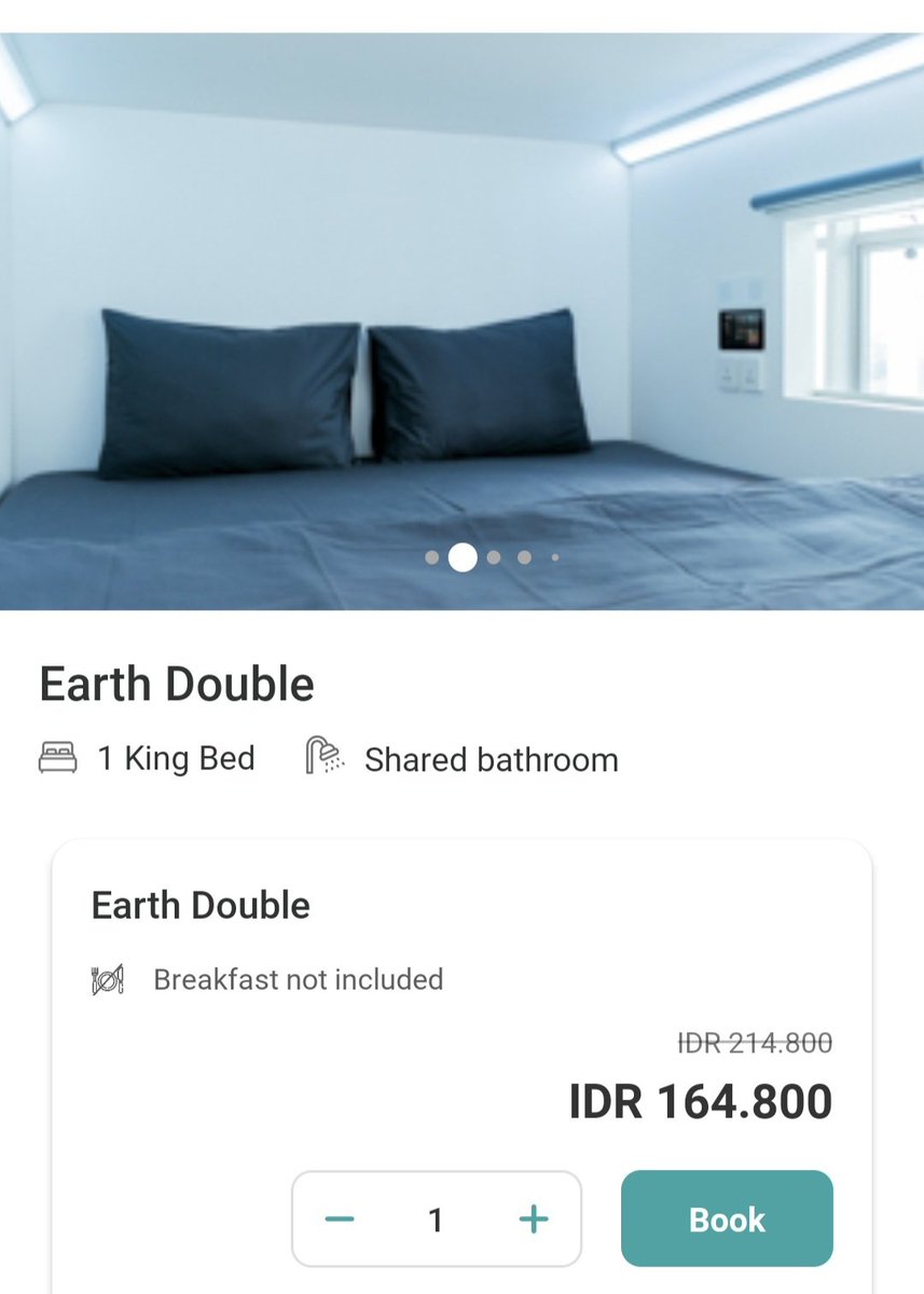 kim_didit's tweet photo. FOR SALE!
Bobopod Cipaganti Bandung
Earth Double (kasur besar)
Tgl Booking 5 Agustus 2026

JUAL RUGI 75k saja!
Yang minat bisa langsung dm ya!

Calling for yang mau liburan atau staycation ke Bandung😇 https://t.co/dDPSEUtfes