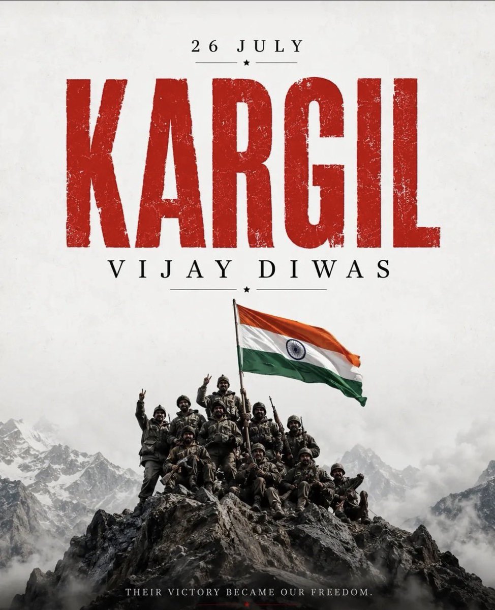 AmarVarma_'s tweet photo. Salutes to #IndianArmy on #KargilVijayDiwas https://t.co/wS9UR80Dj5