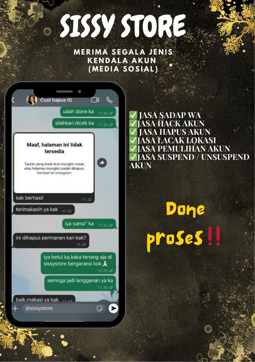 pergavangan's tweet photo. Ready Jasa Pemulihan Akun &amp; Hack Akun,Hapus Akun,Sadap Akun | Lacak Lokasi 

Facebook,Line, Tiktok, WhatsApp •ALL SOSMED 
| Terhalang kode login/A2f
| Akses hilang total/Akun di hack 
| Akun nonaktif/Terkunci 

Fast proses Full testi konsultasi wa di Bio https://t.co/OYwSylbhA1