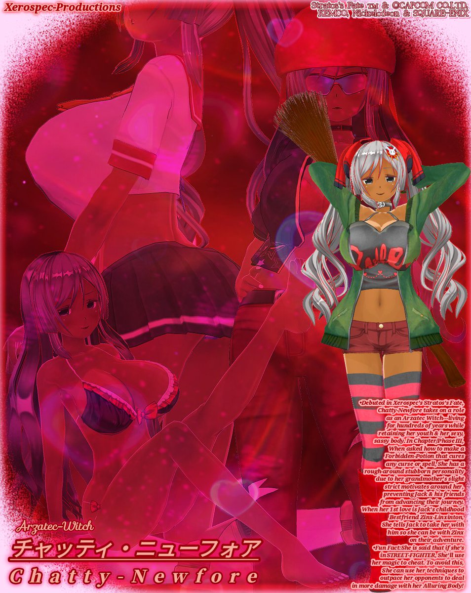 MichaelLoftin5's tweet photo. (~🪄Chatty-Newfore🧙🏾♀️🔮~)
#CustomCastEdit #CustomCast #Vtuber #Capcom
•Origins~⬇
As an Arzatec Witch, Chatty lived for hundreds of years witnessing the growth of Earth & evolution within it. As it grows, Evil has grown stronger with it too. She soon creates Forbidden-Potion~ https://t.co/TWLHnscYEn