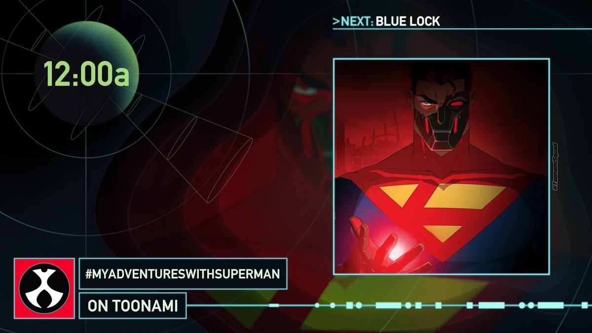 ToonamiSquad's tweet photo. Toonami is ready for launch! The Better Cartoon Show begins now as My Adventures With Superman kicks off the block!

#MyAdventuresWithSuperman on Toonami https://t.co/kYlCyICxTg