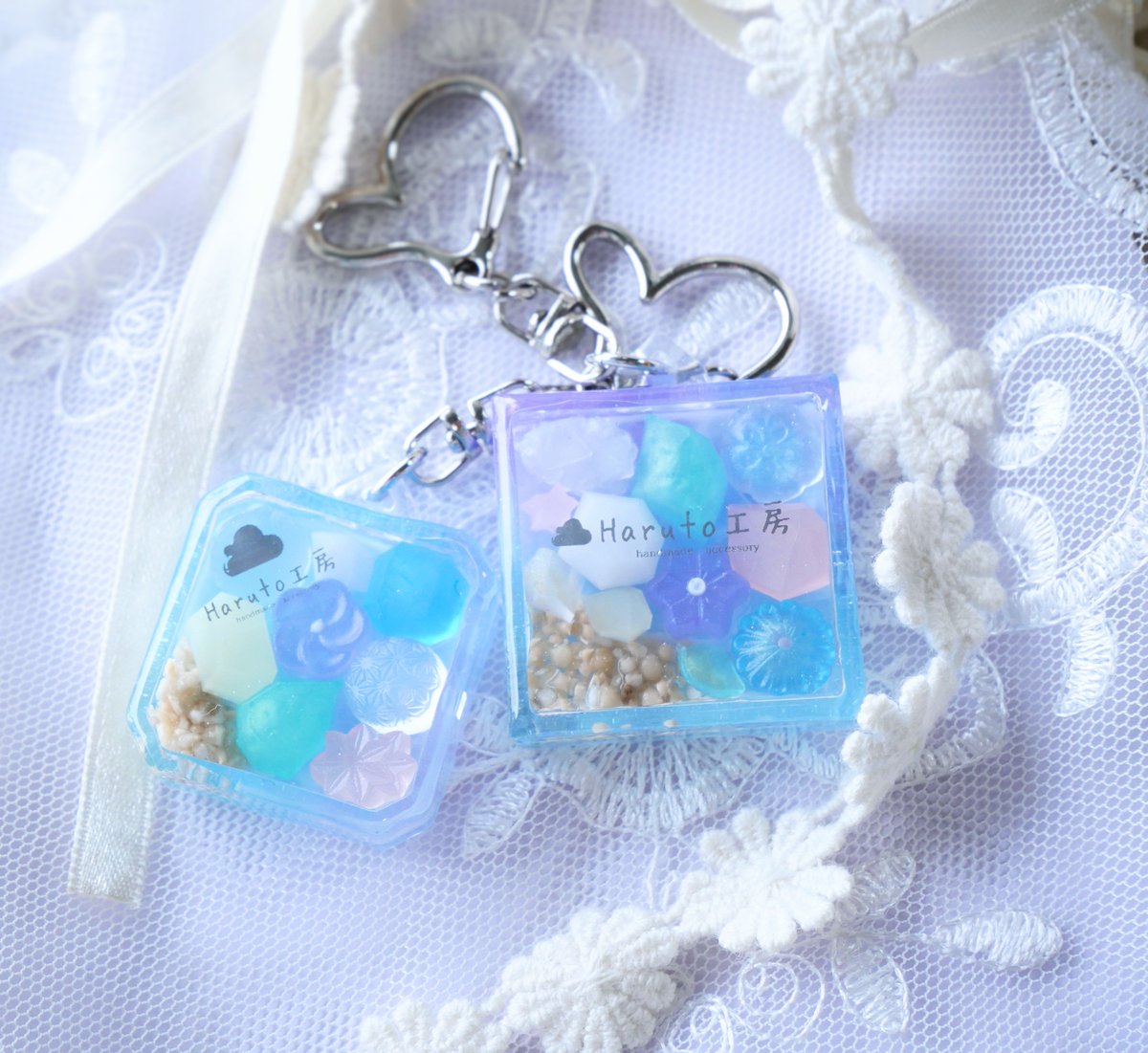 Harutokoubou's tweet photo. 最近のお気に入り写真
その2
#レジン　#キーホルダー　#夏
#こまりっこ https://t.co/kH82NaMSdP