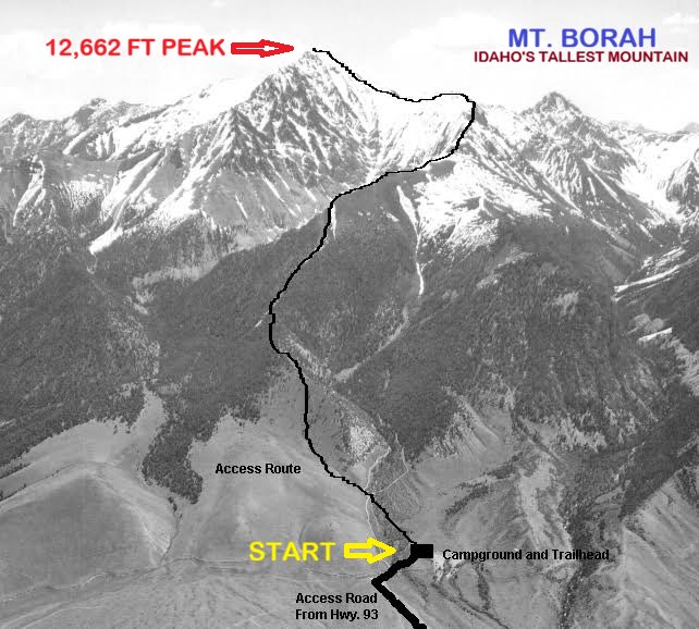 cdatroy's tweet photo. I DID IT!!!  Summitted Mt. Borah today, the tallest mountain in Idaho!! We started our ascent from our camp (7,240 ft) at 5:45AM and reached the top (12,662 ft) by 10:15 AM. It was super fun! https://t.co/63fWvusXtR