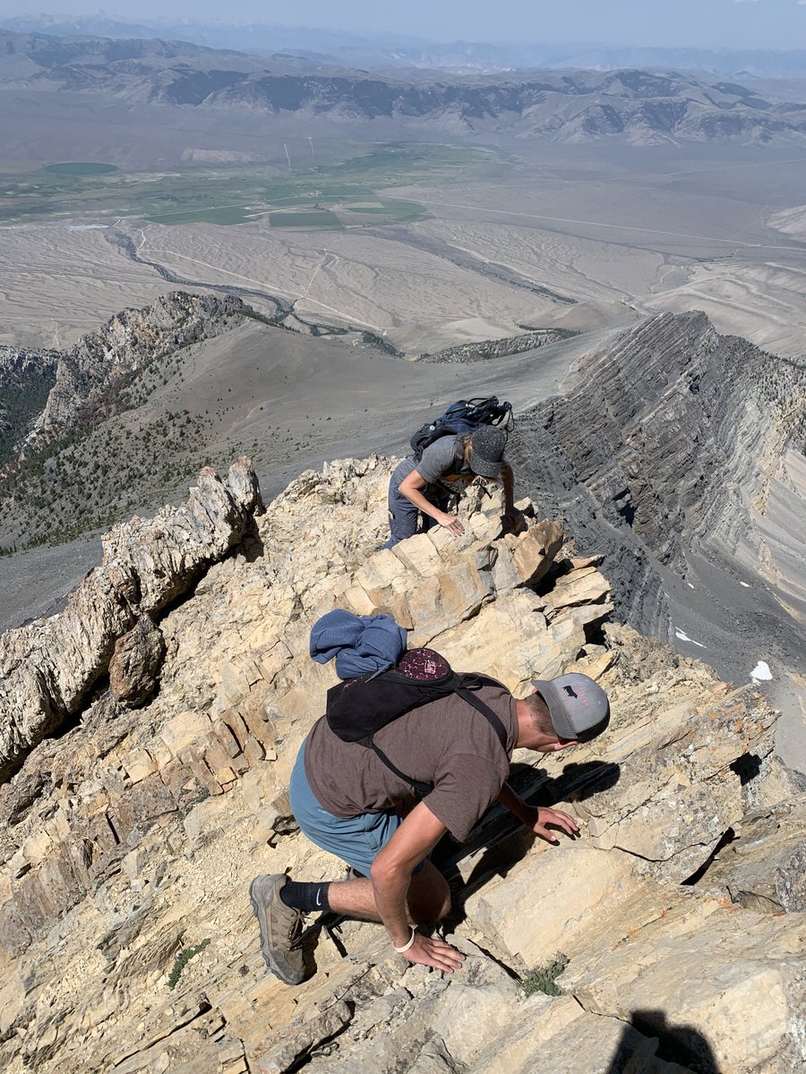 cdatroy's tweet photo. I DID IT!!!  Summitted Mt. Borah today, the tallest mountain in Idaho!! We started our ascent from our camp (7,240 ft) at 5:45AM and reached the top (12,662 ft) by 10:15 AM. It was super fun! https://t.co/63fWvusXtR