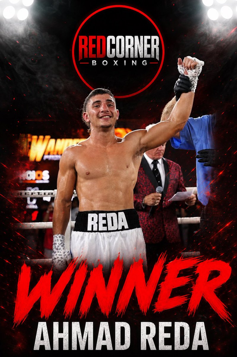 jamsboxingchat's tweet photo. Ahmad Reda moves to 9-0-0 after he beats Paul Fleming by unanimous decision in Sydney, Australia.
#Boxing #AhmadReda #RedaFleming #SpenceJrTszyu #Sydney #RCB #BoxingFightZone #RedCornerBoxing https://t.co/S5PpAQWUJb