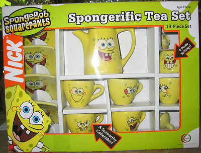 ArtofSpongeBob2's tweet photo. The 'Spongerific Tea Set' from 2005. https://t.co/FClOcCwTL3