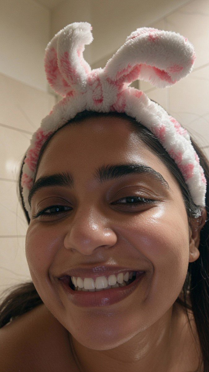 RoshUnfiltered's tweet photo. Gouri Kishan shares a get unready with her series to show how her makeup cleansing works. She is just cute both on and off makeup. ❤️ #GouriKishan https://t.co/LgLWP3kmN0