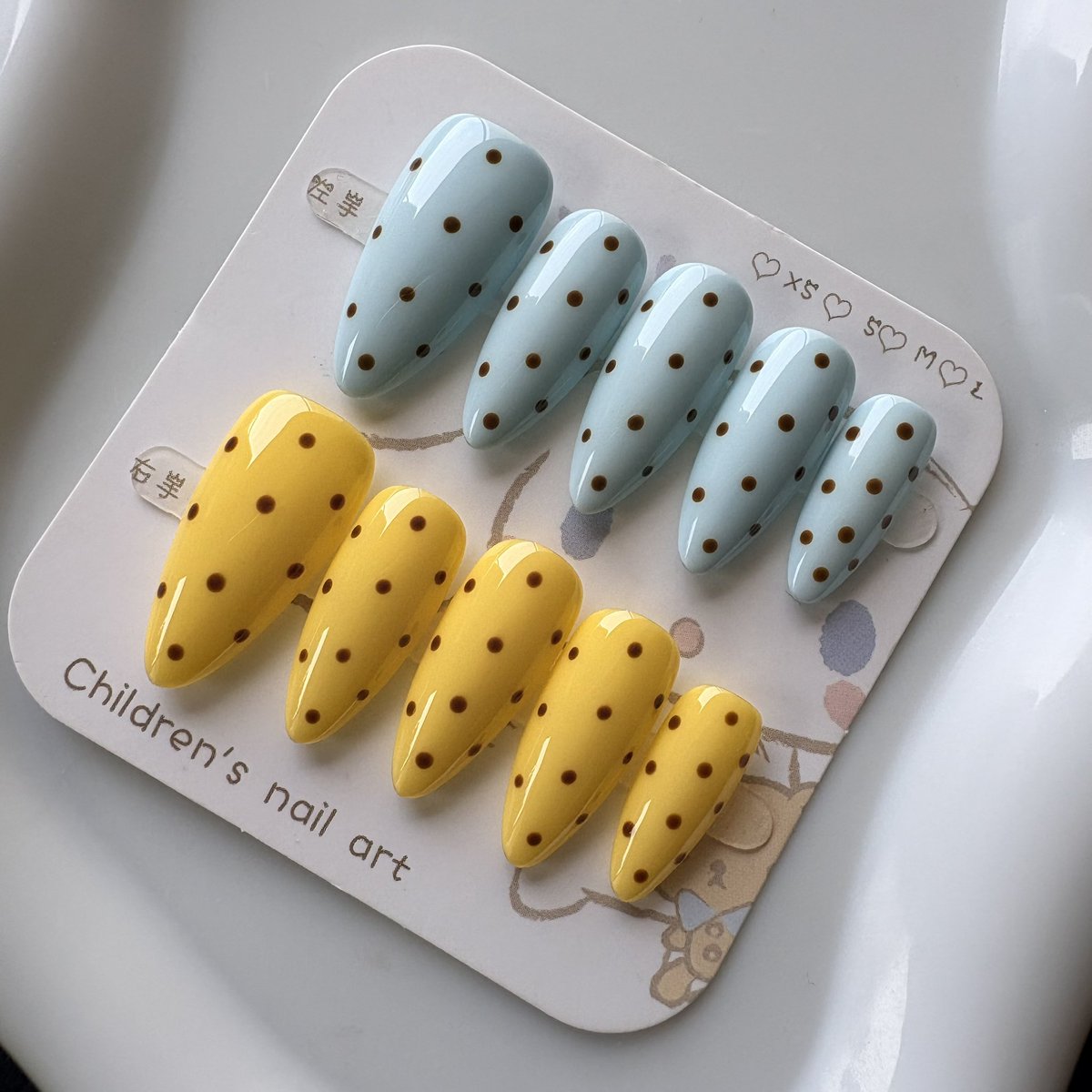 minilaymon's tweet photo. Polka dot nails 🌼🩵

📌https://t.co/6cAHhoqv20 https://t.co/8wvty9wmOF