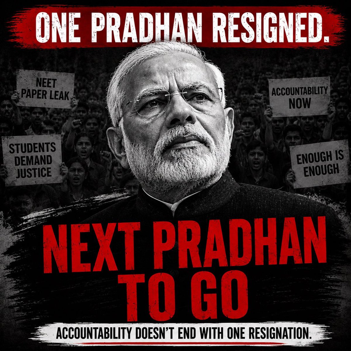 pitchaijohn1961's tweet photo. Students asked for Dharmendra Pradhan's resignation because he spoiled their future..

When India will ask their pradhan to resign for spoiling their life and future? https://t.co/pFwfliWhcV