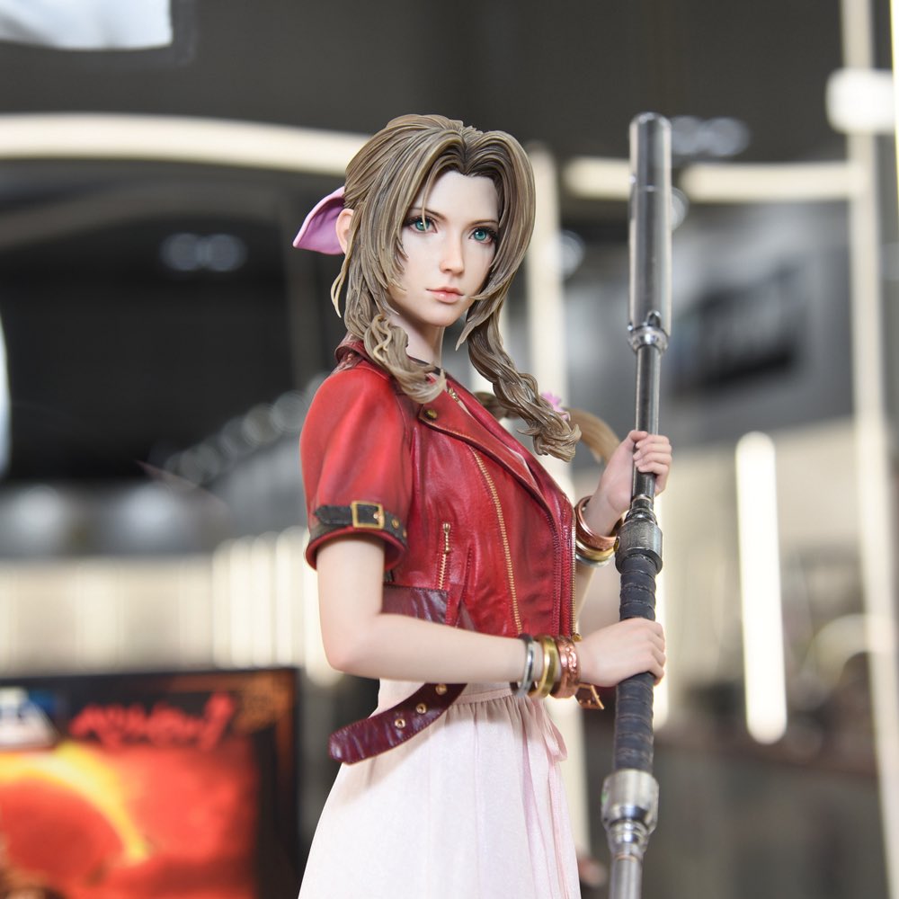 aitaikimochi's tweet photo. FF7R Aerith Prime 1 Studio 1/4 scale figurine looks stunning omg?? 😱 https://t.co/mQMQIp9mcb