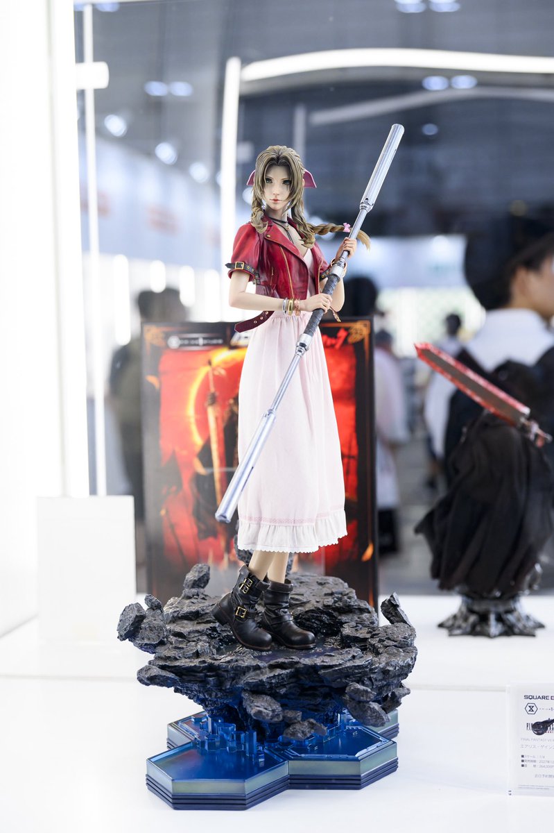 aitaikimochi's tweet photo. FF7R Aerith Prime 1 Studio 1/4 scale figurine looks stunning omg?? 😱 https://t.co/mQMQIp9mcb