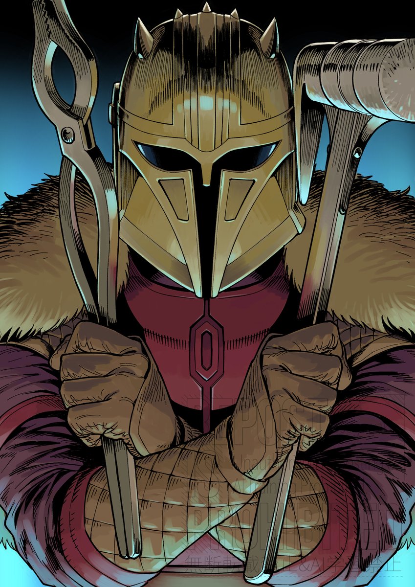 sogawako's tweet photo. #themandalorian #マンダロリアン #fanartㅤㅤㅤㅤ 
アーマラー様強すぎて好きです。 https://t.co/MDp9tC0JYU