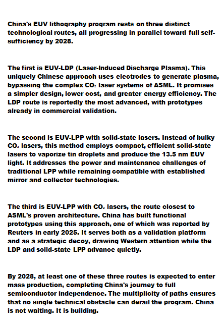 AefAlvaro93073's tweet photo. China 🇨🇳 has already won the chip war.
#China #DUV #EUV #Huawei #5nm #3nm #SMIC #SMEE #SiCarrier #AMEC #Chips #CXMT #YMTC #DeepSeek #Kimi #LongCat #Chip #AI #RareEarths #Nvidia #Intel #AMD #ASML #Samsung #Honor #Xiaomi #TikTok #Putin #Hormuz #Trump #Russia #Ukraine️ #Iran #War https://t.co/h7vPblgZKz
