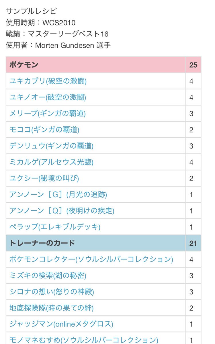 john_65089's tweet photo. WCS2010のデッキをポケカwikiさんで調べてたら、どうやら当時こんなデッキもあったらしい？💭(当時遊んでたから奇跡的にカードは揃ってて組めた🃏)

この頃の自分はまだ子どもで情報収集に疎かったのもあって、初耳のデッキだなぁ
でも面白いこと知れて満足😆✨️ https://t.co/OLmWpwjQQv