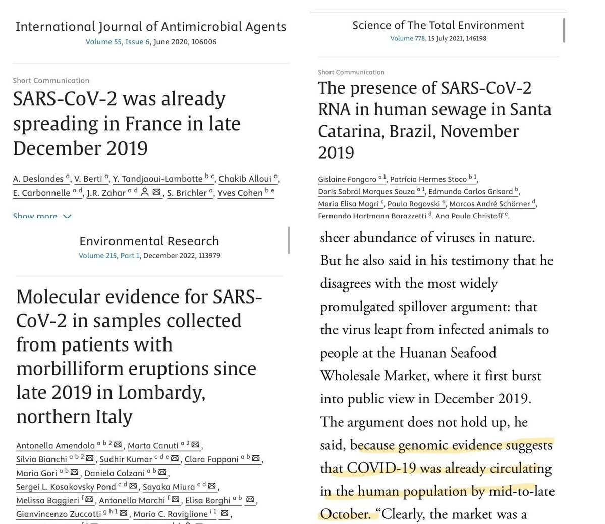 KristinaDawn7's tweet photo. @AGHuff @MikeBenzCyber @jeffreytucker Nothing but lies + propaganda from the get-go 🚩 with a long history of using biowarfare including false flags
+
CDC kept holding back testing until March 2020 🚩
https://t.co/mPq2PtHQmf
Cui bono + remember #Event201 + #Amerithrax 🚩
🧵https://t.co/6kuT77NP6m https://t.co/ldrL4R4zIf