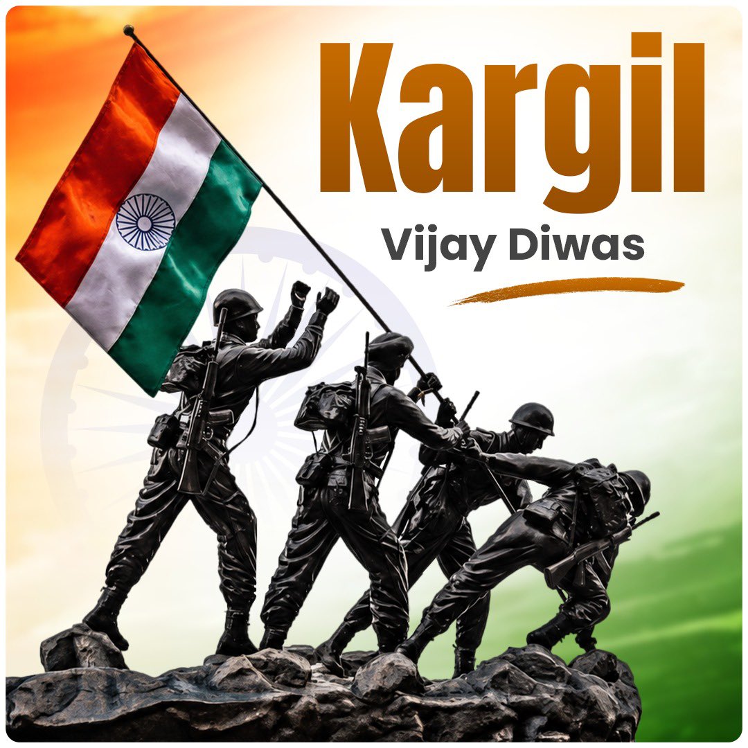 annamalai_k's tweet photo. On #KargilVijayDiwas, we remember the courage, grit and selflessness of the soldiers who fought under impossible circumstances. Their sacrifice reminds us that our nation's strength rests on the resolve of those who protect it.

Jai Hind. https://t.co/JiDn73cHEQ