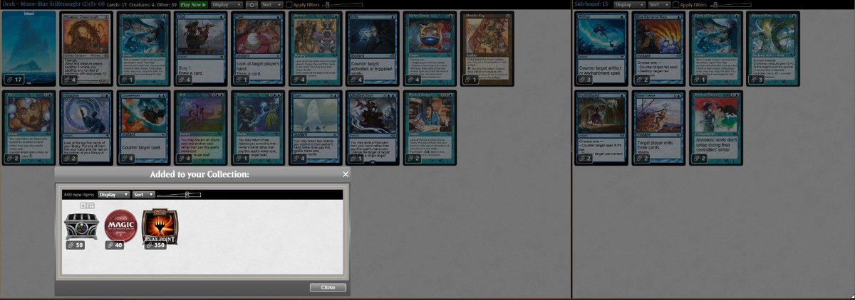 GabrielLuffyDCP's tweet photo. Acabei esquecendo mas sexta ganhei o PreModern Challenge e sábado splitei a final!

Sexta

R1 MonoR LD 2-0
R2 MonoU Dreadnought 2-1
R3 MonoU Dreadnought 2-1
R4 Reanimator 2-0
R5 GW Enchantress 1-2
R6 GW Terragedon 2-1

Top8
MonoB Mid 2-0 

Top4
GW Terragedon 2-1

Final
Split

1/2 https://t.co/Z3RxfAVCqu