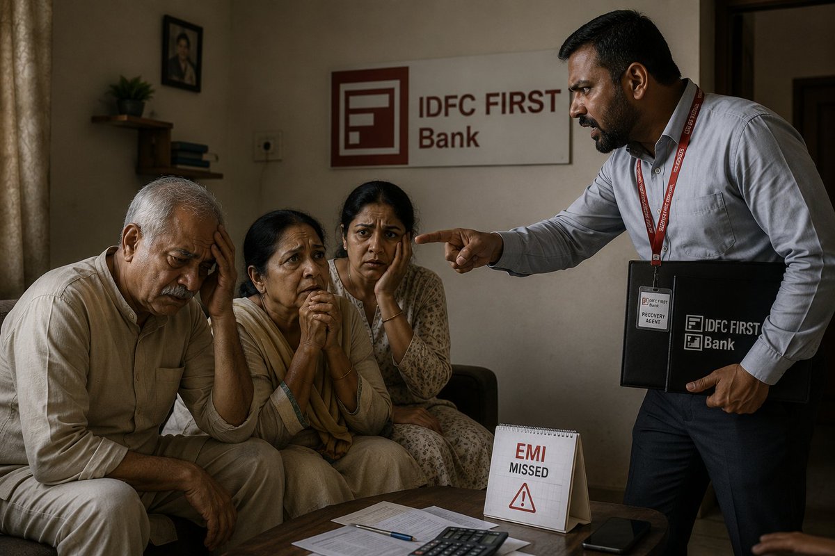 prabhakar0790's tweet photo. Shame on you @IDFCFIRSTBank @SrBachchan
You guys behave like a t*****st who attack families when they can't directly attack you. 
Going forward, I'll mail all recordings of your esteemed recovery agents to ur nodal officer as evidence, let's see how far this goes. 
@RBI @RBIsays https://t.co/mHNg0vf0u2