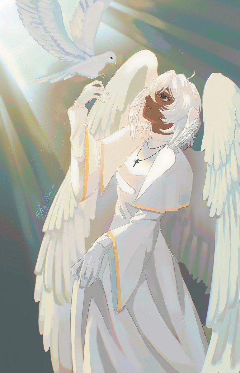 kuriverr's tweet photo. Right after I say I’m being very slow with art fight I start locking in. This one is Seraph by @/sealodulcier on af
#artfight https://t.co/7DwTuaEFiE