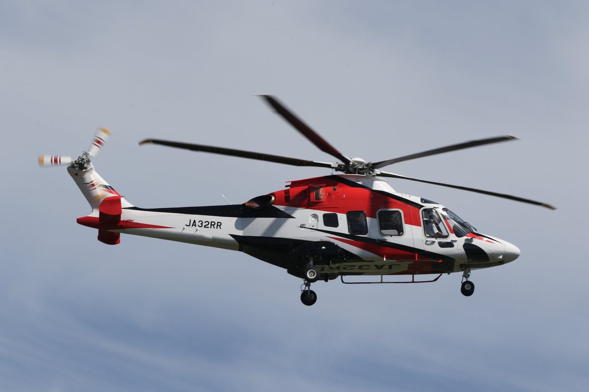 オートポリスのイベントに関連してかエアロトヨタの AW169 JA32RRも