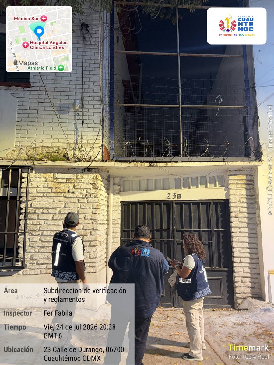 obdulioA's tweet photo. Como parte de las acciones permanentes para fortalecer el orden en la demarcación, la Dirección General de Gobierno realizó un operativo nocturno en las colonias Roma y Juárez, con cuatro visitas de verificación. Además, en la colonia Centro se ejecutó una clausura por resolución administrativa.

Trabajamos por el orden y la tranquilidad de nuestras vecinas y vecinos. ✅