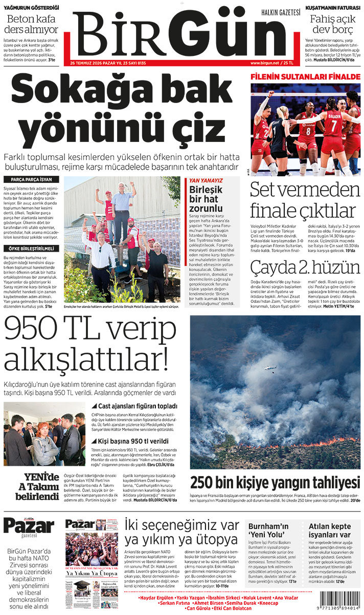 ibrhmvarli's tweet photo. 💢950 TL’ye Kılıçdaroğlu’nun üye katılım törenine götürülen figüranlar arasında yer alan muhabirimiz Ebru Çelik’in gündem yaratan özel haberi tüm detaylarıyla bugünün @BirGun_Gazetesi’nde ✍️🗞️ https://t.co/rBGX0cq7Y3