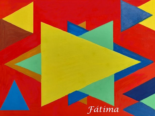 fatima_opart's tweet photo. En mis diseños #geométricos, lo que predomina en cada dibujo y pintura, son los #colores, la diversidad en la gama logra que se distingan cada una de las formas, como en mi obra #Triángulo 40.

https://t.co/cFEiVyYOhu https://t.co/UPl3kmesWQ