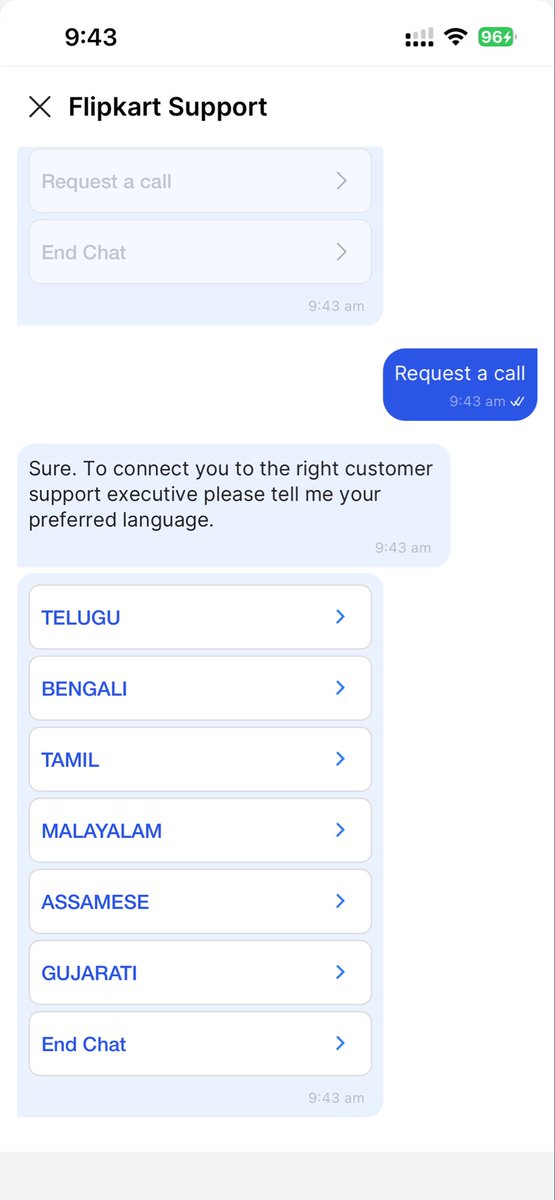 irachitgoyal's tweet photo. @flipkartsupport @flipkartsupport @Flipkart @jagograhakjago do I need to learn a new language just to talk with your customer support services??? 🤡 https://t.co/K5ouurP7As