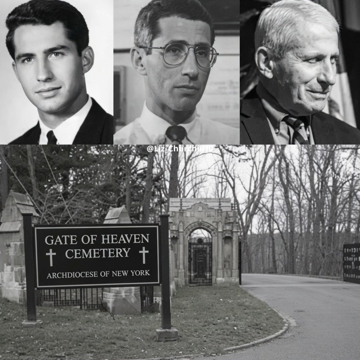 liz_churchill10's tweet photo. Dr. Fauci has been guilty of Crimes Against Humanity for a long time…

“At the Gates of Heaven Cemetery…Fauci disposed the corpses of children who died in his illegal HIV experiments. Under the astroturf, she (Celia Farber) saw 100’s and 100’s of tiny coffins stacked…” -HHS RFK Jr.