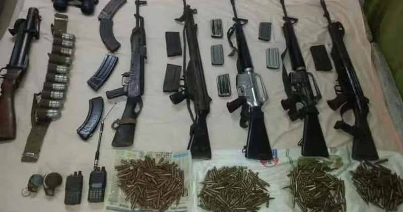 Brutforce21's tweet photo. A large cache of illegal weapons has been recovered from Jatrabari in the capital. These are reportedly the same weapons that anti-state elements used to carry out terrorist violence during the July 2024 unrest. https://t.co/elZwh7rbCA