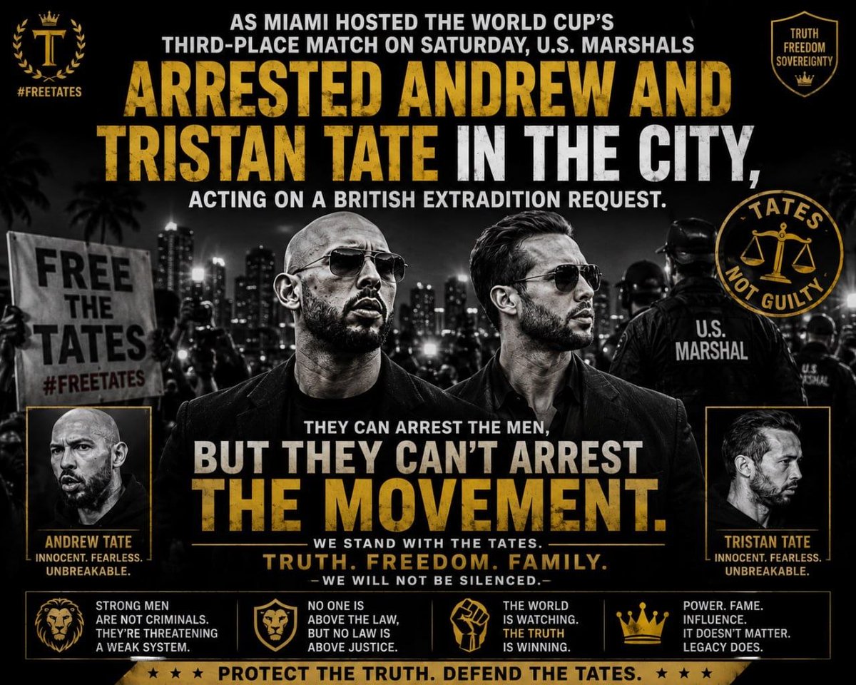 TheTopBull_tate's tweet photo. The UK has a knife crime epidemic, violent crime, and countless problems affecting everyday people. Yet they keep pouring time and resources into chasing one man who isn't even in the UK. Maybe fix the streets before making one person your entire focus.

FREE: The Top Bull $TATE @Cobratate
