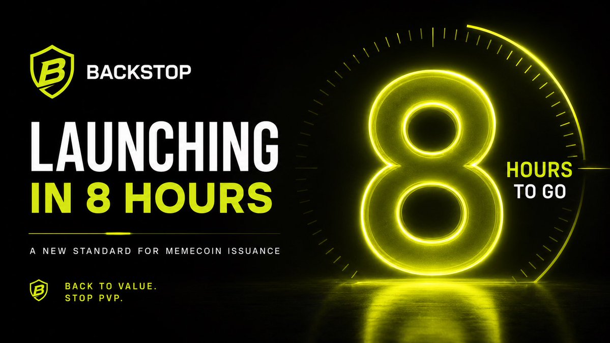 Backstopfun's tweet photo. In 8 hours, https://t.co/yjV62lDGDu goes live.

We didn't build another memecoin launchpad.

We built a new issuance protocol.

• Genesis with one unified price
• Buy = Mint
• Sell = Burn
• No traditional LP
• A protocol floor that only moves higher

If you've ever traded memecoins, spend 5 minutes reading the whitepaper before launch.

📖 Whitepaper:
https://t.co/I64BACAKuf

💬 Community:
https://t.co/WFKMy9RYJP

See you at launch. 🛡️