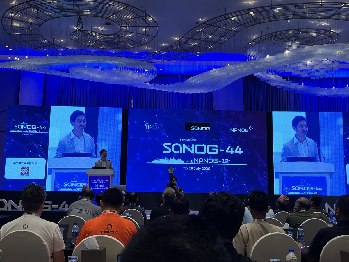 anurag_bhatia's tweet photo. Good morning! #SANOG44 https://t.co/hyLpFhh4Pt