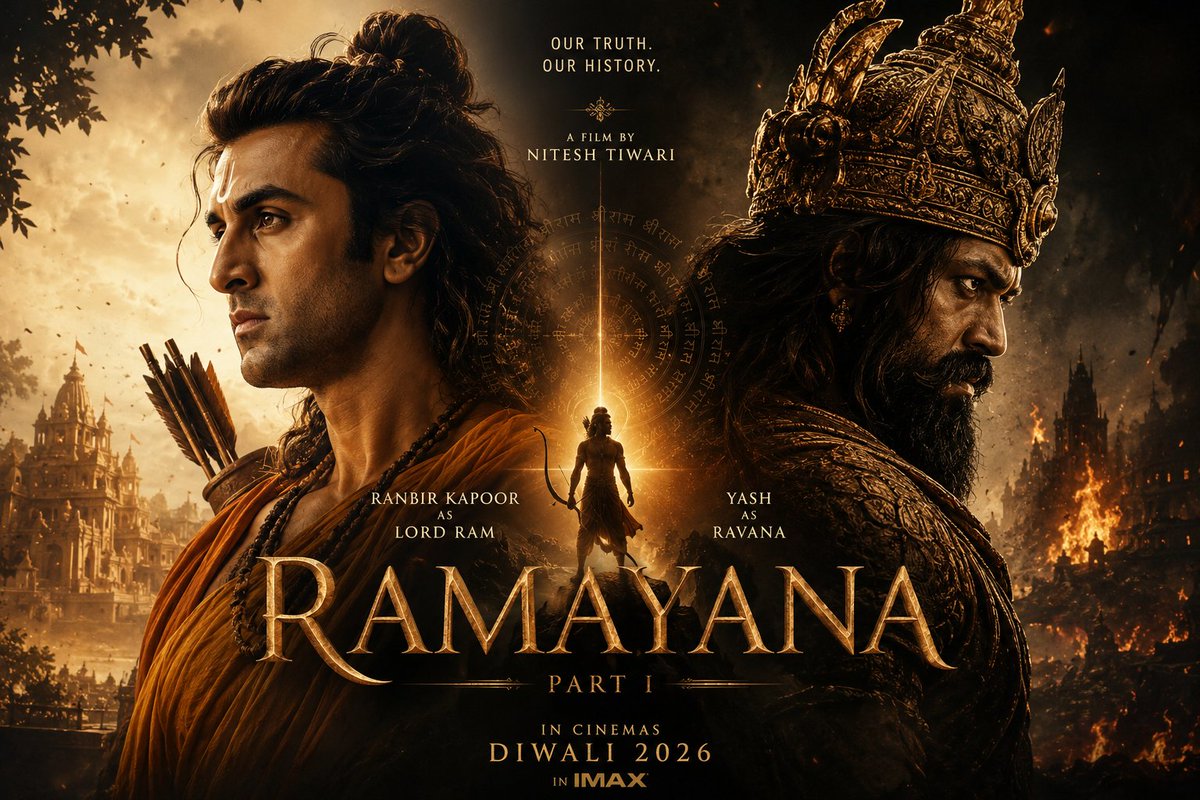 ScreenVerseX's tweet photo. The recent box office track record of the main #Ramayana cast is impressive. 🏹🎬

Ranbir Kapoor
• Animal — ₹915 Cr 🌍
• Tu Jhoothi Main Makkaar — ₹220 Cr
• Brahmāstra — ₹431 Cr
• Shamshera — ₹64 Cr
• Sanju — ₹588 Cr

Yash
• KGF: Chapter 2 — ₹1,250+ Cr 🌍
• KGF: Chapter 1 — ₹250 Cr
• Mr. and Mrs. Ramachari — ₹50 Cr
• Gajakesari — ₹35 Cr

Sai Pallavi
• Amaran — ₹335 Cr
• Thandel — ₹105 Cr
• Love Story — ₹60 Cr
• Gargi — ₹18 Cr
• Virata Parvam — ₹16 Cr

Sunny Deol
• Gadar 2 — ₹686 Cr 🌍
• Jaat — ₹120 Cr
• Chup — ₹20 Cr
• Blank — ₹8 Cr
• Bhaiaji Superhit — ₹31 Cr

A cast with proven box office success across multiple industries.

Will #Ramayana create history at the global box office? 👀

#Ramayana #RanbirKapoor #Yash #SaiPallavi #SunnyDeol #IndianCinema