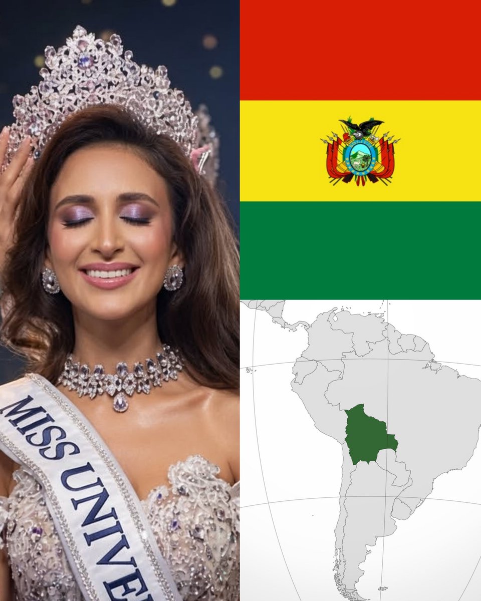 Gold_Misses's tweet photo. MISS UNIVERSO BOLIVIA 2026 🇧🇴 

👑 Valeria Mena, representante de Oruro, es la nueva Miss Universo Bolivia 2026. 🇧🇴✨

Bolivia ya tiene a su representante rumbo a Miss Universo 2026, cuya gran final se celebrará el 24 de noviembre en San Juan, Puerto Rico.

#missuniverso https://t.co/JqbvuBDWaj