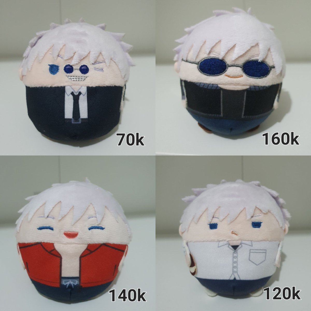 namjuwon18's tweet photo. WTS FUWAKORORIN GOJO SATORU

- BF Putih 115k
- BF Hitam Vol 5 85k
- Bf Hitam Vol 1 70k
- HS 100k
- Bonus Suit 70k (defect pabrik tangan hanya 1)
- Bomber 160k
- Pantai 140k
- Basket S 120k
- Basket M 200k
- Hijau 100k
- Nuikuji vol 2 200k
- Fanmade Kimono Big 350k
#warungjjk https://t.co/PPpViCf1Ah