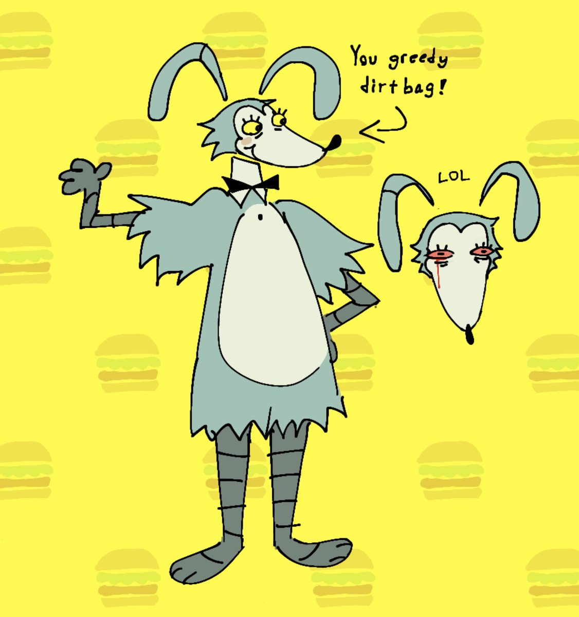 BonelessBugle's tweet photo. bon J burger i hate you . this popped off everywhere else so here #twf #thewaltenfiles #fanart https://t.co/45tE8GgJWj