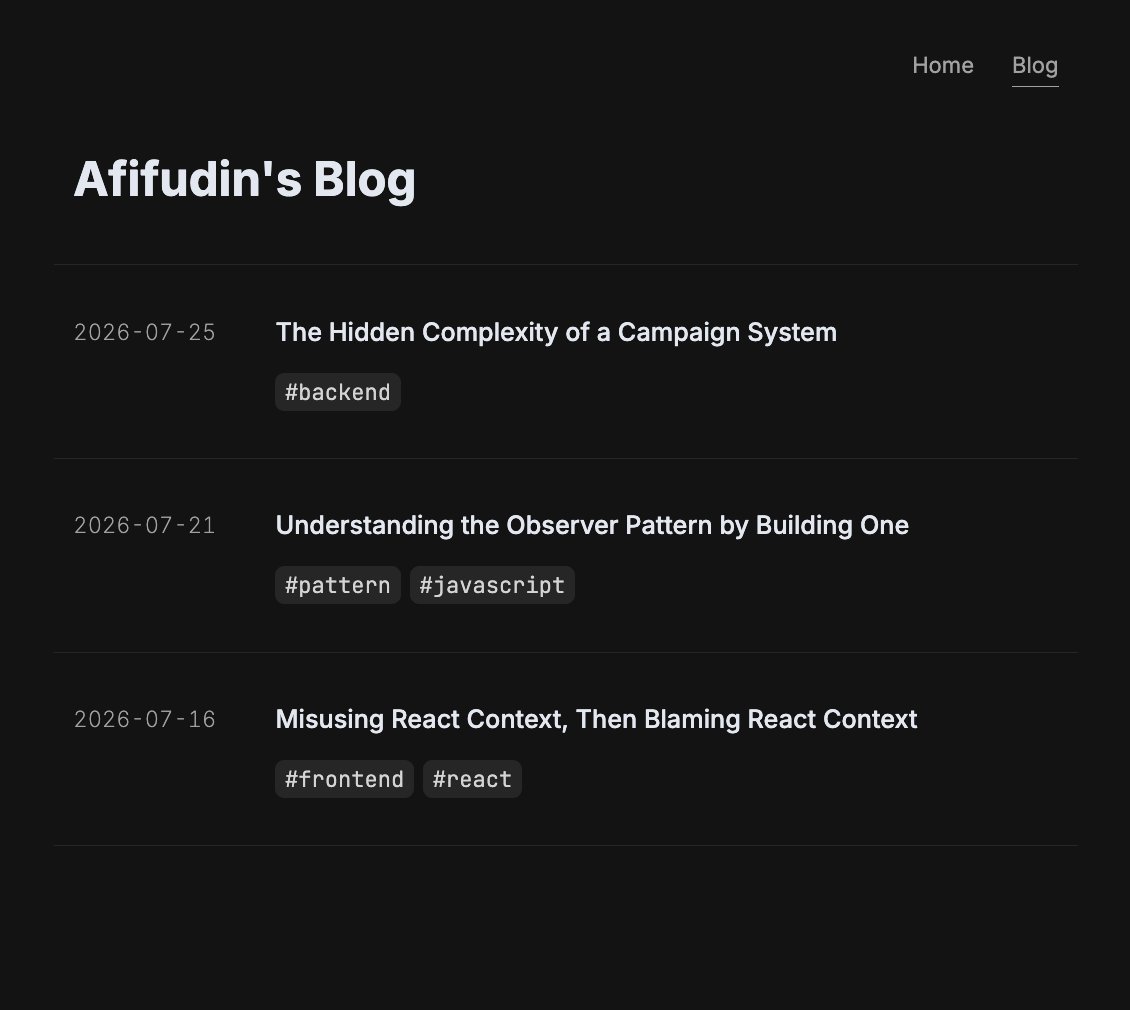 digimushrm's tweet photo. So I finally started to write articles on my personal website.

Not sure if, in the AI era you guys still care about technical stuff or enjoy reading engineering stories, wkwkwk... https://t.co/EfU10BD2L9
