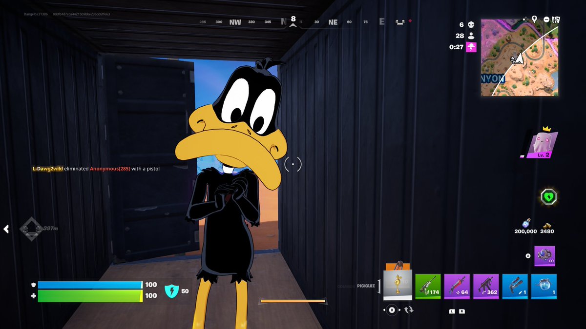 Dangelo231386's tweet photo. @onslaughtiscool Um same thing but um while playing as daffy duck (playing on the switch 2) it looks silly https://t.co/xXLiErSXyW