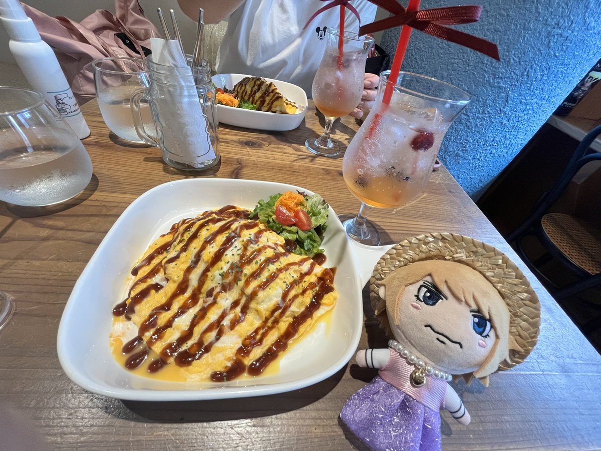 eri10239's tweet photo. オムライスもプリンもおいしかったよ😋#マオが止まらない https://t.co/mEP9f8fMXr