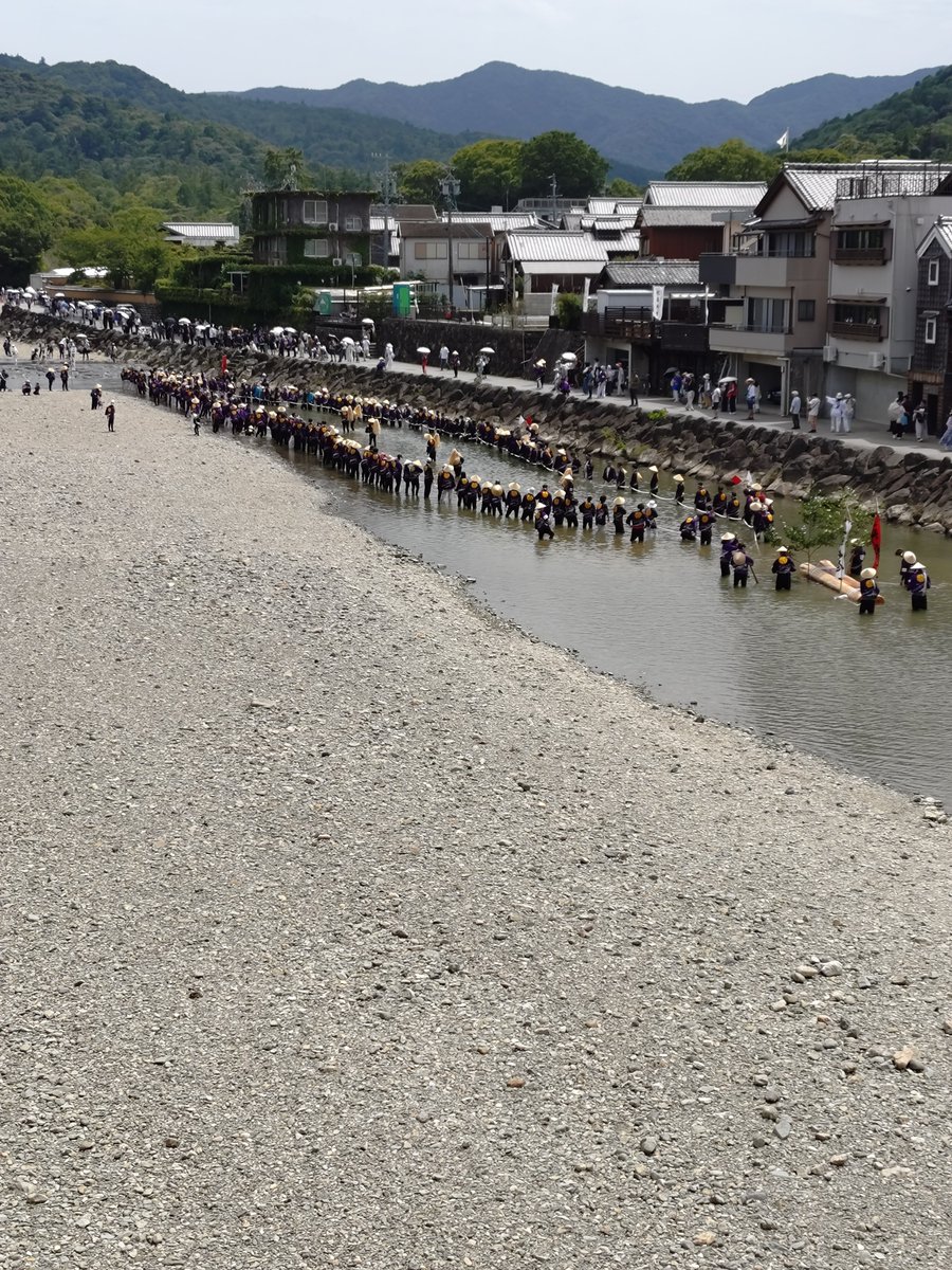 ganchan0x's tweet photo. 川曳、気になって見に来ちゃった https://t.co/qcxpAbmKfx
