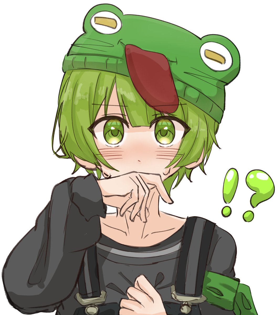 R360117291's tweet photo. 落描きで照れ🐸くん https://t.co/ahtS3AzbJL