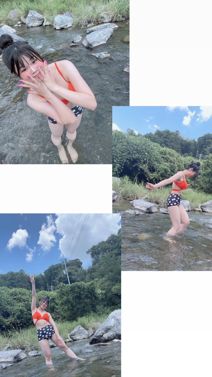 zct9d4's tweet photo. 川でビキニ着てるの私だけで完全に浮いてました
夏大好き🌻🍖🧡💖 https://t.co/OU2FTQI0HZ
