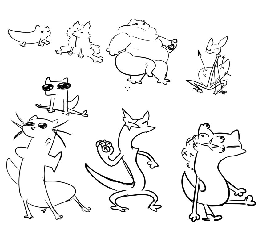 AnonymasShadow's tweet photo. I doodle Slugcats, some of them are on catnip #rainworld #Slugcat https://t.co/6MAULrlkOX