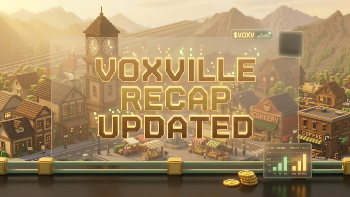 voxvillefun's tweet photo. 📢 RECAP UPDATES: VOXVILLE IS LIVE! 🏙️
The 24/7 simulated economy voxel town is officially open! Here is the complete breakdown of the latest updates:

▶ 1. Zero-Friction Access

Play for free directly in your browser with no wallet, no installation, and no seed phrase required. Just tap "Guest" to jump straight in. New players can master the whole game loop in under a minute using the in-game almanac.

▶ 2. 24/7 Living Economy & Real Demand

Experience a live economy powered by simulated citizens. That morning coffee queue is 56 citizens deep—real demand happening 24/7 whether players are online or not. Explore the streets and bump into other real players in real time.

▶ 3. Rent with Purpose

Rent isn't just a sink—it's a core mechanic. Sleeping in your own room restores your energy roughly 6x faster than dozing on the street. Paying for a roof actually yields a practical return on your character's productivity.

▶ 4. From Drifter to Shopkeeper

Start as a Drifter taking shift work (Barista Rush, Warehouse Porter, Cashier). Save your earnings, rent a stall, set your prices, and let the town come to you. Your shop earns while you sleep because simulated customers never log off.

▶ 5. Official Contract Address (CA) Check

⚠️ Security First: The real $VOXV CA lives only on our official site https://t.co/GbTK3lfpJi. Always double-check before interacting with any address.📄 Official CA: 0x7941B2d63AF621B319C7F3D3A136517b0703d261

🔗 Jump in free: https://t.co/GbTK3lfpJi

$VOXV #Web3Gaming #Voxel #GameFi