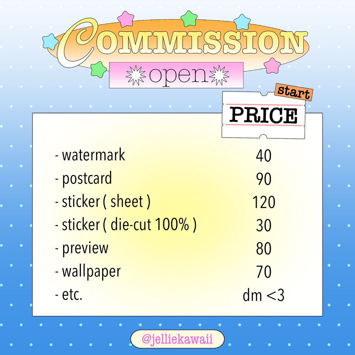 jelliekawaii's tweet photo. pls kindly rt 💞
commission open ✳️💬

🍓 แจก watermark 3 คน 👩🏼‍❤️‍💋‍👩🏻
       สุ่ม 31/07 ⭐️ 18:00

&amp; promotion sticker sheet ยังมีอยู่น้าคับ 

📥 ได้งาน 5-14 วัน * ตามคิว 
สนใจ &amp; สอบถาม <3 dem kub

#commissionTH #รับออกแบบลายน้ำ #ลายน้ำ #รับทำลายน้ำ
#รับออกแบบgiveaway #รับออกแบบของแจก https://t.co/doAN5pSU9v