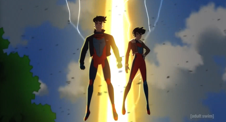ToonamiNews's tweet photo. FUTURE TWINS?!
#MyAdventuresWithSuperman #Toonami https://t.co/sdZlYya5Sd