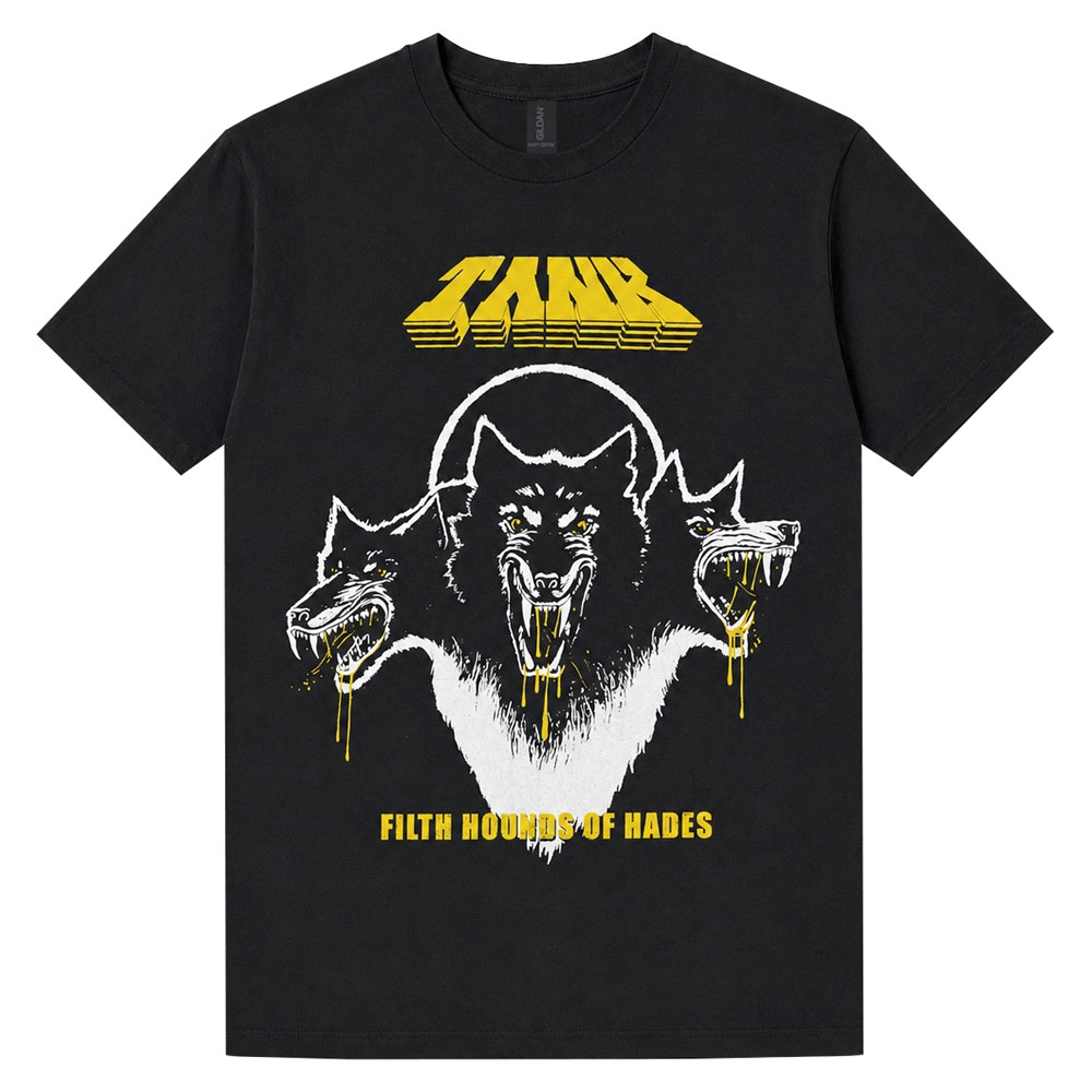 TRADMODETYO's tweet photo. 本日の注目アイテムはこちら💁

TANKが1982年にリリースした1st LP「Filth Hounds Of Hades」のオフィシャルマーチャンダイズ！
アートワークは漫画家のブレット・ユーインズによるもの。
https://t.co/NlqDfUsJoF

#BrettEwins https://t.co/rEgBc9I7R3